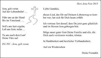 Todesanzeige von Gundula  von Rheinische Post