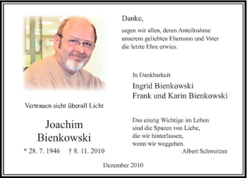 Todesanzeige von Danke deren Anteilnahme unserem geliebten Ehemann und Vater die letzte Ehre erwies. von Rheinische Post