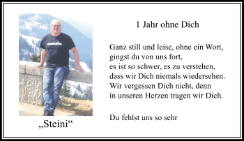 Todesanzeige von Steini  von Rheinische Post