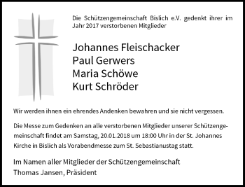 Todesanzeige von In Gedenken  von Rheinische Post