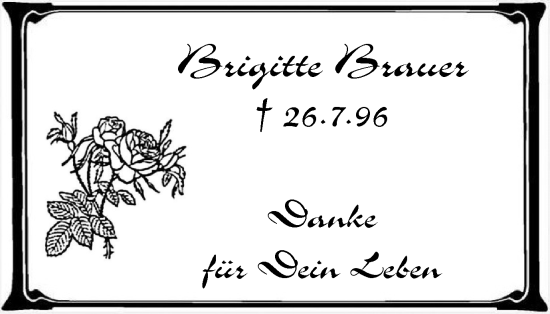 Todesanzeige von Christian Buhl von Tageszeitung