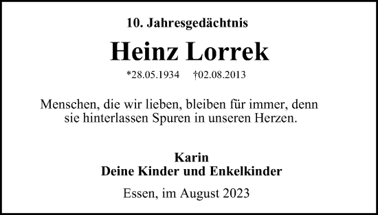 Todesanzeige von Gisela Siegesmund von Tageszeitung