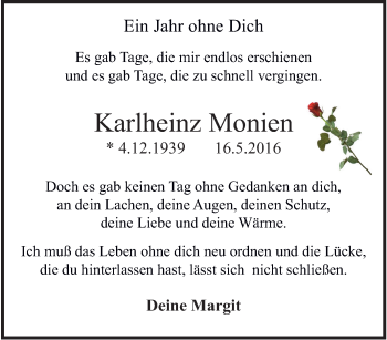 Todesanzeige von Friedl Burghart von waz