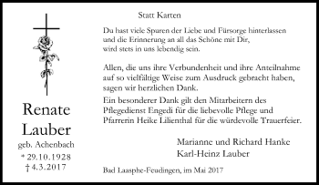 Todesanzeige von Heinz Walter von waz