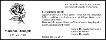 Todesanzeige von Otto Franke von waz