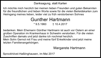 Todesanzeige von Martin Dombrowski von waz