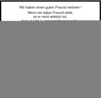 Todesanzeige von Horst Schade von HNA