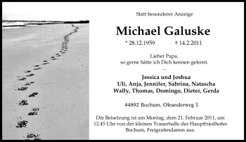 Todesanzeige von Michael Galuske von HNA