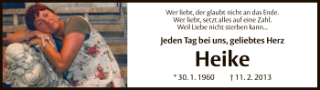 Todesanzeige von Heike Krohn von HNA