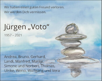 Todesanzeige von Jürgen  von HNA