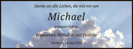 Todesanzeige von Michael  von HNA