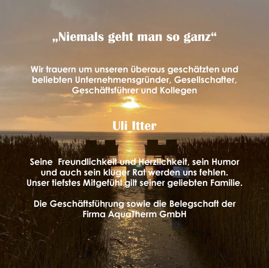 Todesanzeige von Uli Itter von HNA