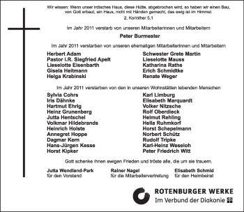 Todesanzeige von Karl Limburg von KREISZEITUNG SYKE