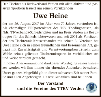Todesanzeige von Helga Geng von SYK