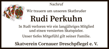 Todesanzeige von Rudi Perkuhn von SYK