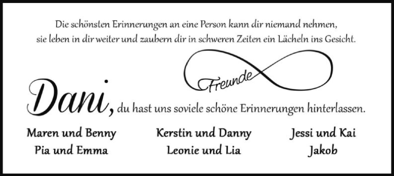  Traueranzeige für Daniela Immoor vom 29.09.2020 aus SYK