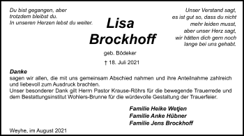 Todesanzeige von Irmgard Bode von SYK
