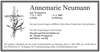 Todesanzeige von Hermann Trinkl von OFFENBACH-POST/HANAU-POST