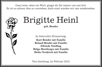 Todesanzeige von Rudolf Neu von OFFENBACH-POST/HANAU-POST