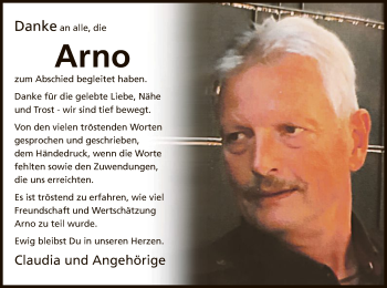 Todesanzeige von Arno  von OF