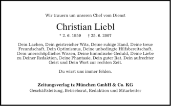 Todesanzeige von Helmuth Deiß von DORFENER NACHRICHTEN