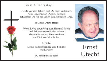 Todesanzeige von Ernst Utecht von merkurtz