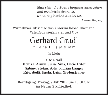 Todesanzeige von Martha Herrmann von merkurtz