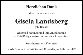 Todesanzeige von Manfred Pieper von saarbruecker_zeitung