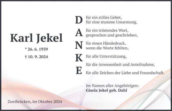 Todesanzeige von Rainer Horn von saarbruecker_zeitung