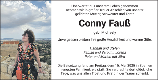 Todesanzeige von Gerhard Hüners von saarbruecker_zeitung