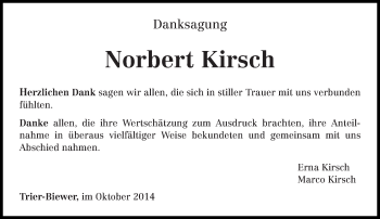 Todesanzeige von Günter Petermann von trierischer_volksfreund