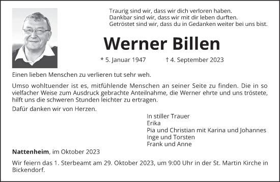Todesanzeige von Gisela Wien von trierischer_volksfreund