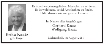 Todesanzeige von Lieselotte Holsträter von WESTFÄLISCHER ANZEIGER