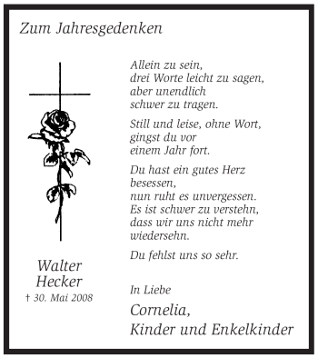 Todesanzeige von Eberhard Risse von WESTFÄLISCHER ANZEIGER