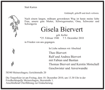 Todesanzeige von Siegfried Wendel von WESTFÄLISCHER ANZEIGER