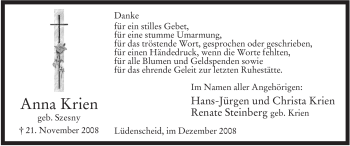Todesanzeige von Markus Schlücking von WESTFÄLISCHER ANZEIGER