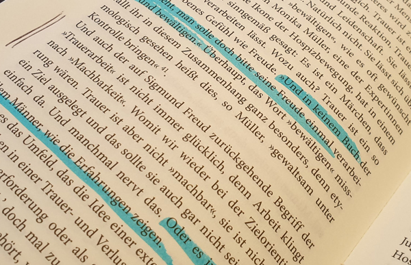 Buch über Männer und Trauer